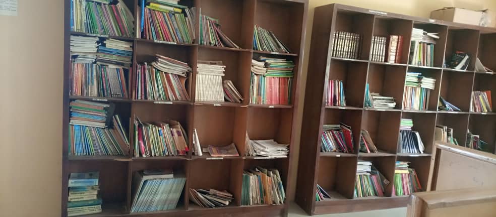 Cross Section of Books